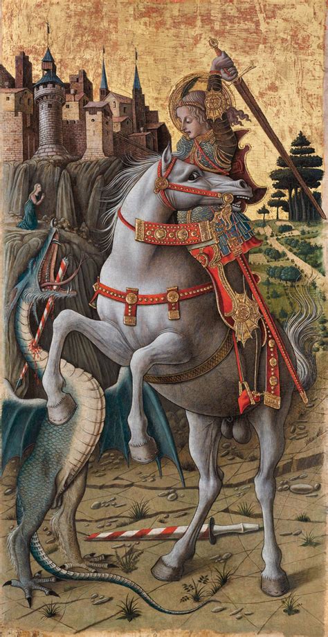 saint george and the dragon horse