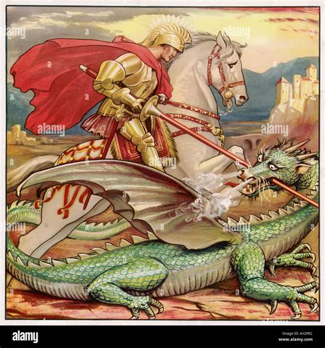 saint george slaying dragon