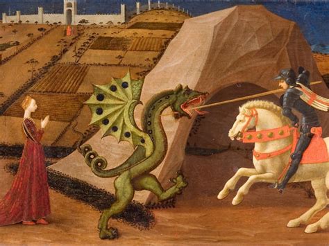 saint georges terrassant le dragon uccello