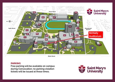 saint mary's campus map