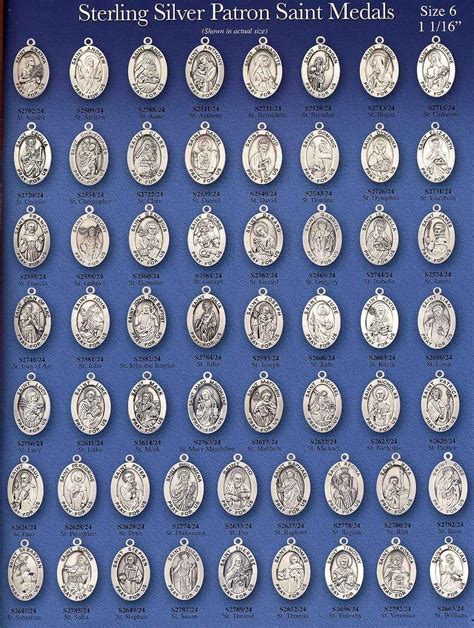 Saint Necklaces Silver