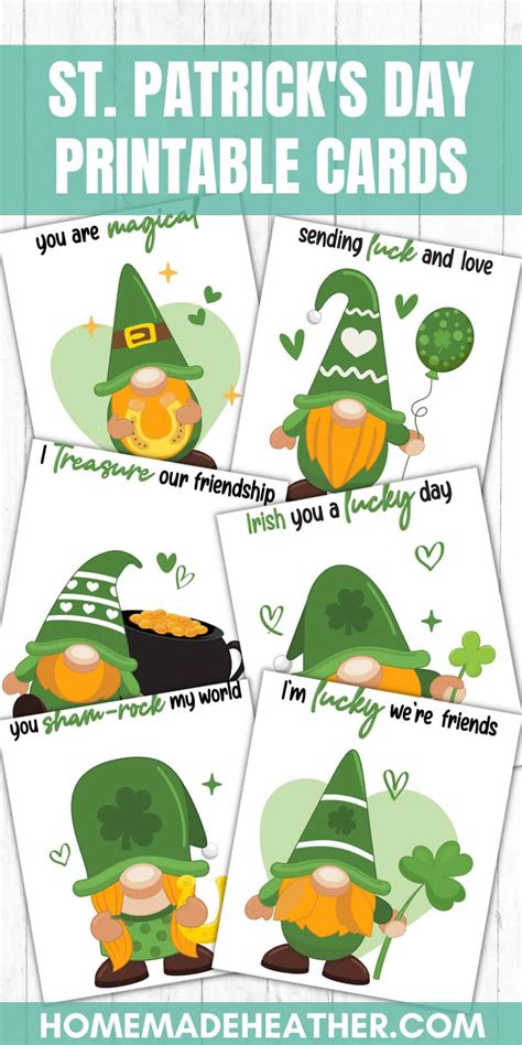 Saint Patricks Day Cards Printable