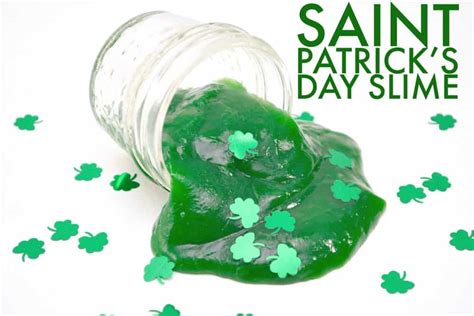 Saint Patricks Day Slime Printable
