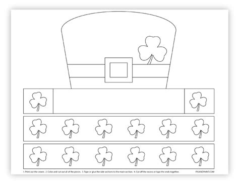 Saint Patricks Hat Printables