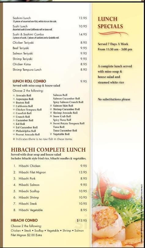 Sake Menu Wethersfield Ct