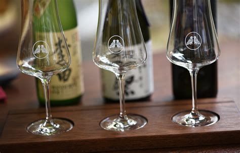 sake tasting flight glasses