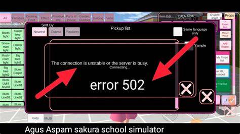 Mengatasi error saat login Sakura School Simulator China