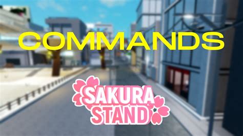 +15 Sakura Stand Trade Commands Update