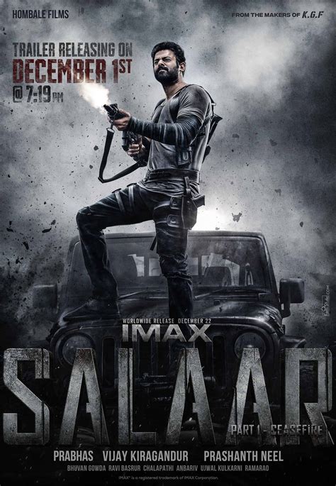 salaar movie trailer release date countdown