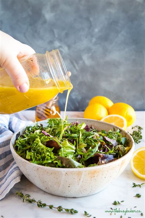 Zesty Salad Dressing Using Lemon for a Healthier Twist