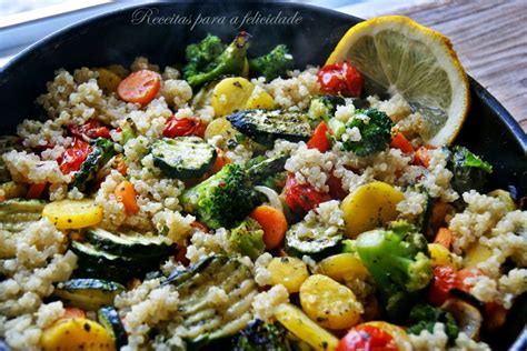 salada de legumes com quinoa