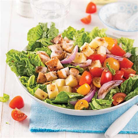 Salade au blanc de poulet