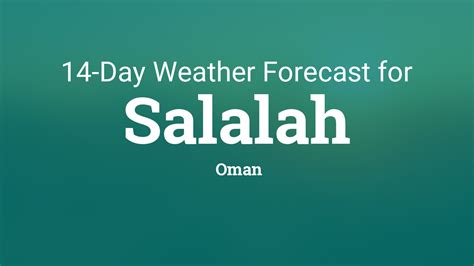 salalah oman weather today