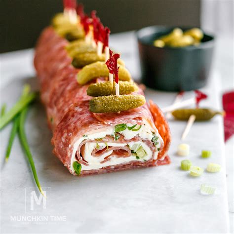 Salami Rollups Recipe Just A Pinch Recipes