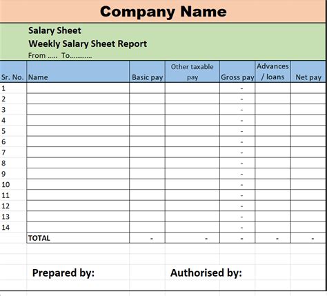 salary sheet september 2023