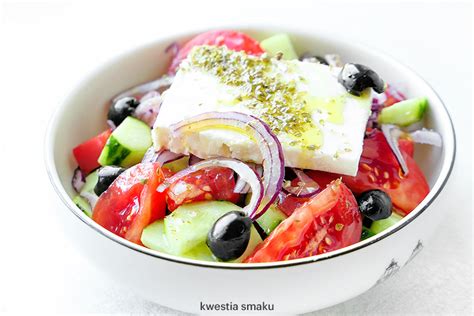 salatka grecka kwestia smaku