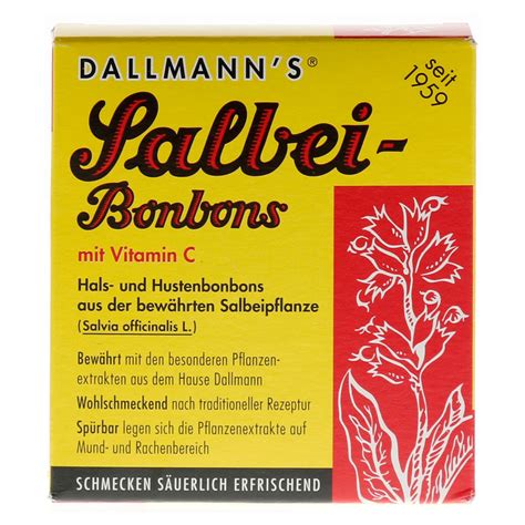 Dallmann's IngwerSalbeiBonbons zuckerfrei 37g Online kaufen im