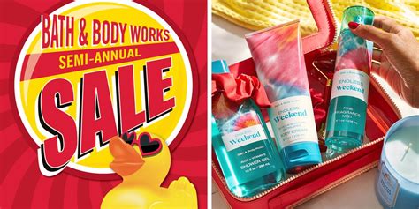 sale at bath and body works