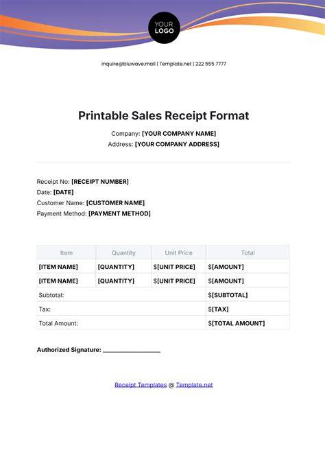 FREE 11+ Sample Sales Receipt Forms in PDF Excel Word