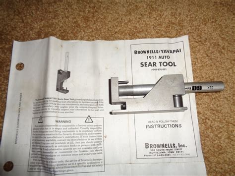 Sale Yavapai 1911 Sear Tool Brownells - Firstgun Dynu Net