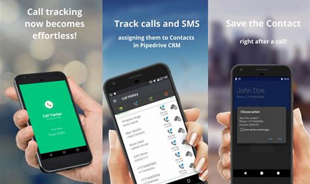 sales call tracking app