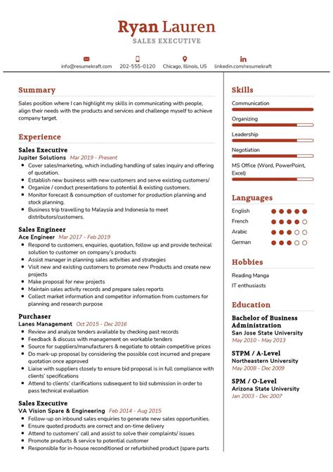 Sales Manager Resume Sample 25+ Examples and Writing Tips