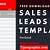 sales leads excel template