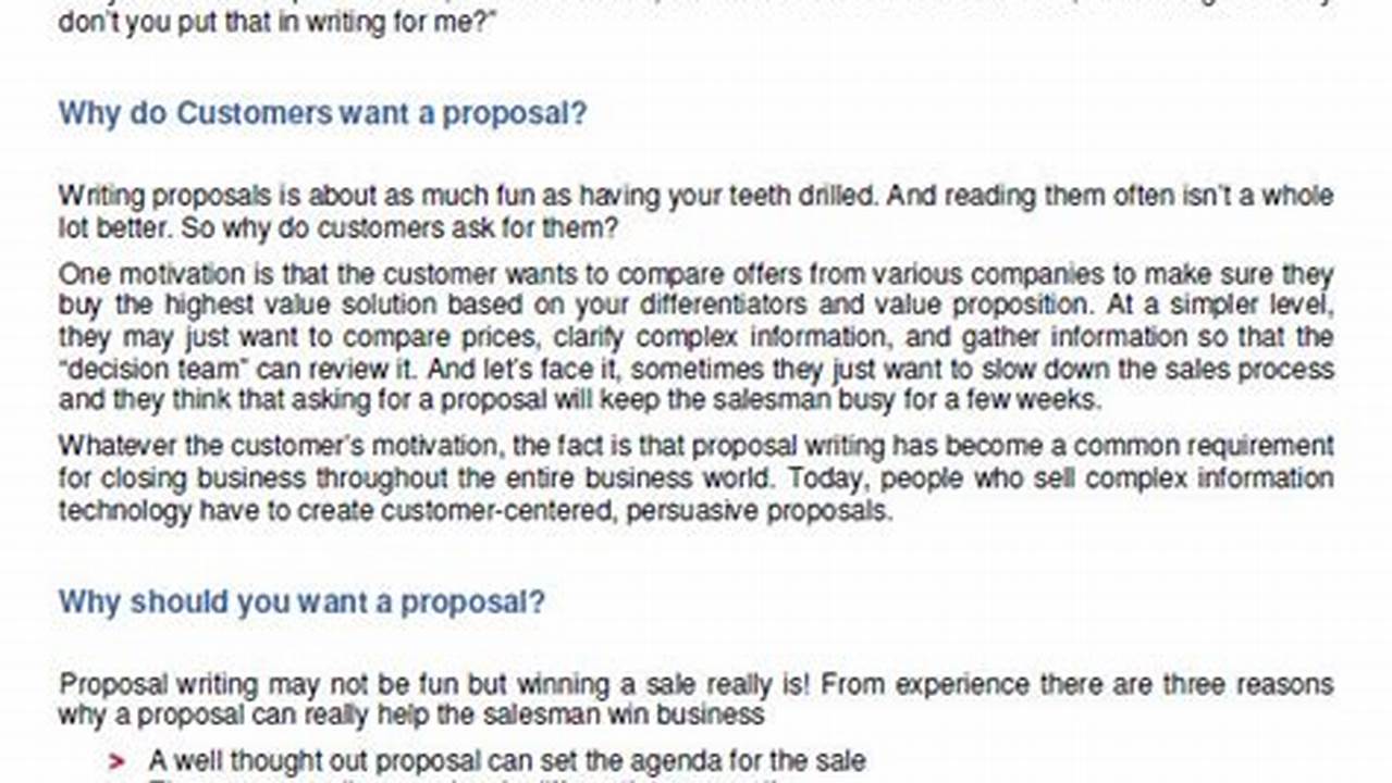 Sales Proposal Sample PDF: Key Elements and Writing Tips