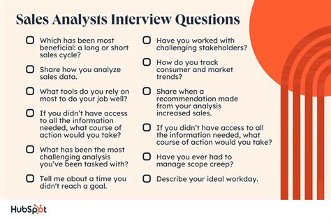 sales analyst interview questions