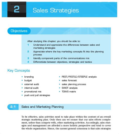 sales strategy presentation example pdf