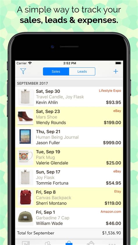 Sales Tracking App For Iphone