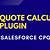 salesforce quote calculator plugin
