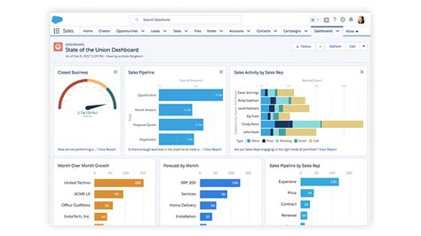 salesforce dashboard examples