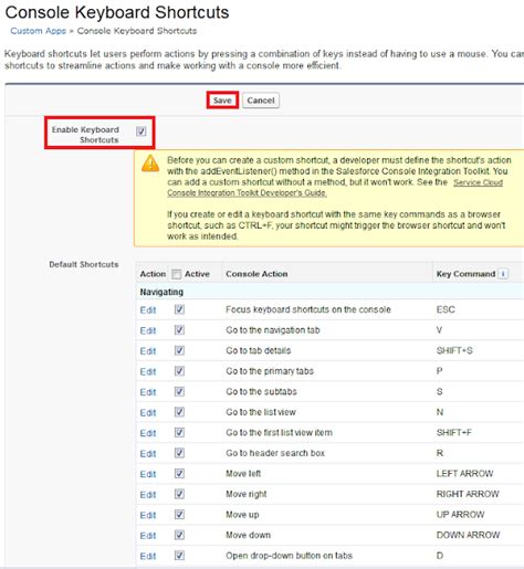Salesforce Developer Console Keyboard Shortcuts
