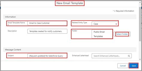 Email Template Builder Salesforce