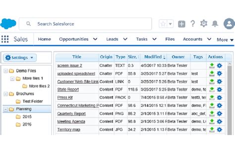 Salesforce Files Folder Structure