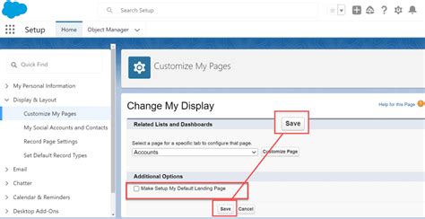 Salesforce How To Change My Home Page
