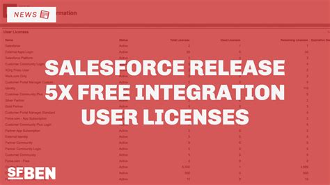 salesforce integration user license free