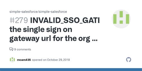 Salesforce Single Sign On