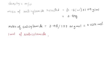 salicylamide density g/ml