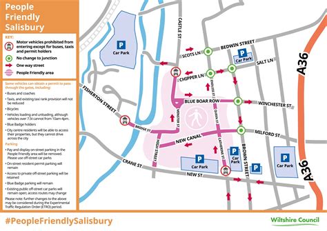 salisbury bus route map