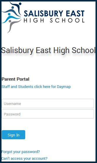 salisbury high school daymap login
