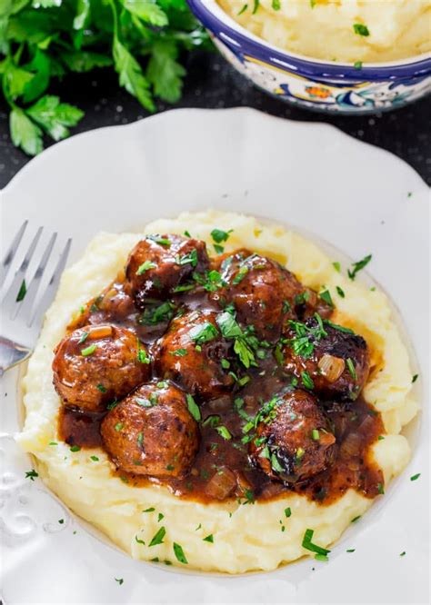 salisbury meatballs and gravy