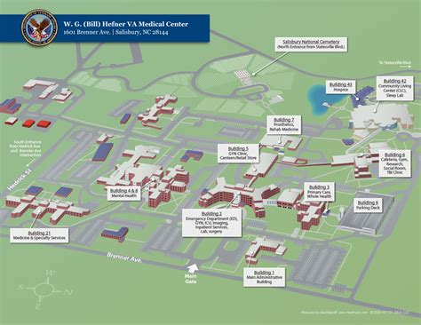 salisbury nc vamc map