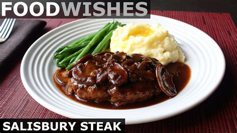 salisbury steak tv dinner style