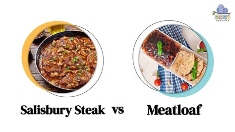 salisbury steak vs meatloaf