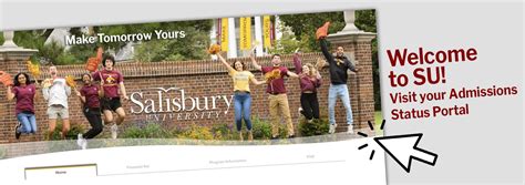 salisbury university admissions log in