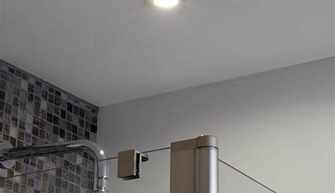 Salle De Bain Avec Spot Encastrable LED Pour Plafond Mahi Nordlux Noir