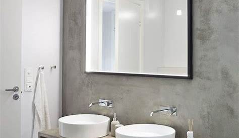 Salle De Bain Beton Cire Blanc debain s Moderne,