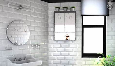 Carrelage salle de bain noir et blanc duo intemporel